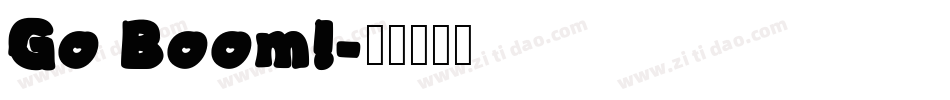 Go Boom!字体转换